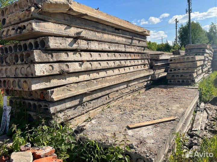 Плиты перекрытия бу