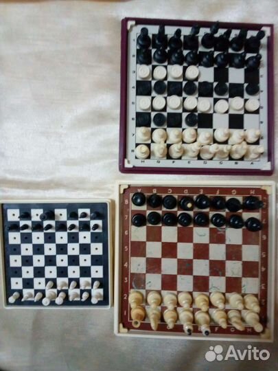 Шахматы магнитные ссср, дорожные