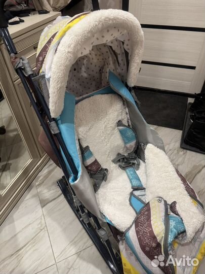 Санки коляска nika kids