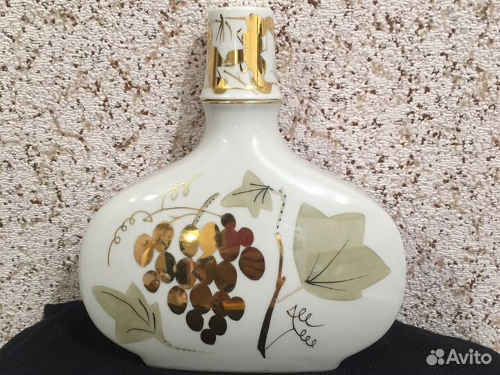 Штоф Золотой виноград СССР лфз