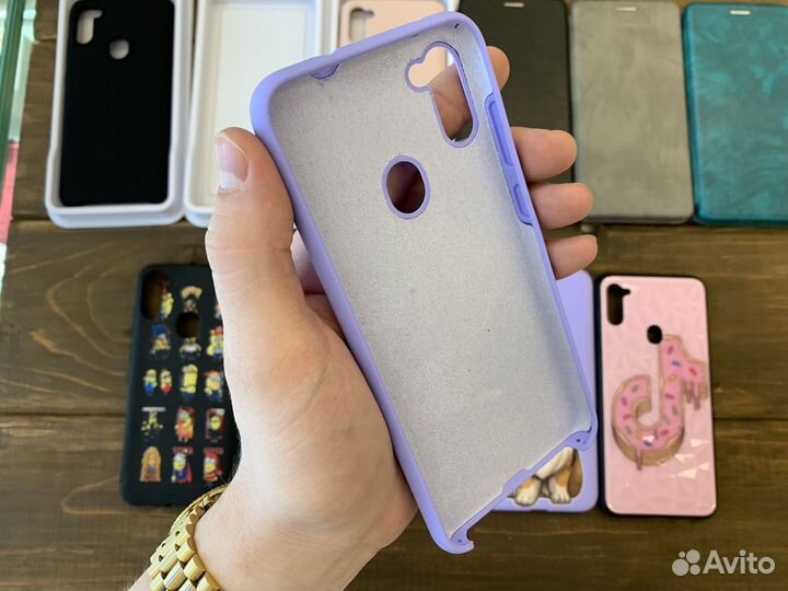 Samsung A11 M11 чехлы защитные стекла