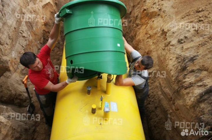 Установка газгольдера
