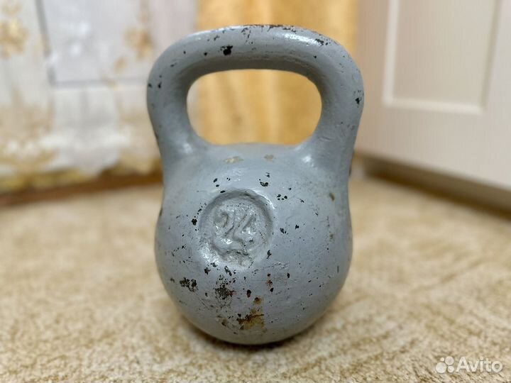 Гиря чугунная 24 кг СССР