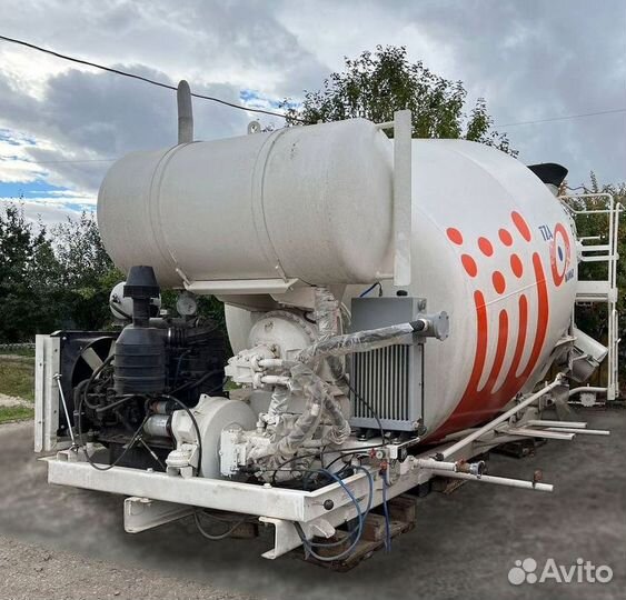 Установка автобетоносмесителя