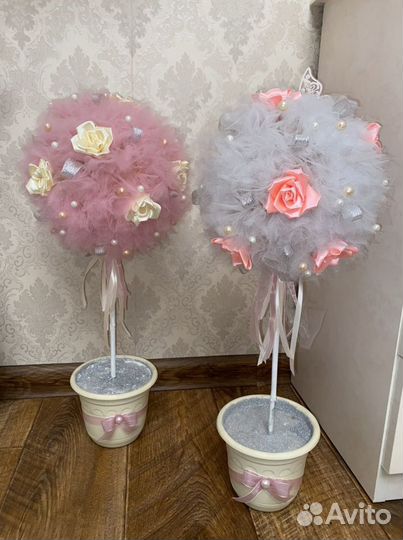 Топиарии свадебное оформление