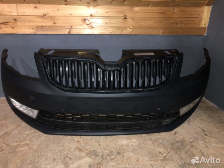 Бампер передний на шкоду октавия а7