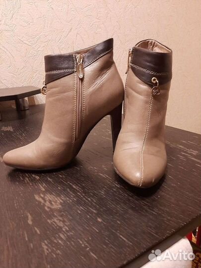 Ботильоны женские 37 размер натуральная кожа