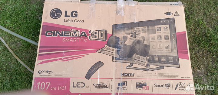 Телевизор LG 42 дюйма со SMART tv и 3D