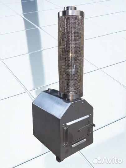 Печь для купели наружного типа 60-65 кВт aisi 304