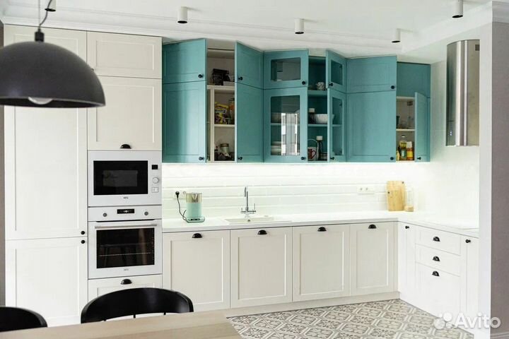 Цена за всю кухню. Кухня софт CN:025553
