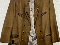 Баварская кожаная жен.куртка,50-52, с геральдикой