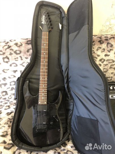 Электрогитара ibanez gio и комбоусилитель line 6