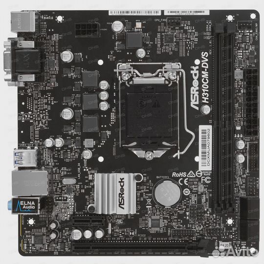 Материнская плата ASRock h310cm dvs