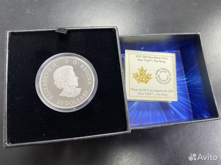 Памятная монета 20. 2017 года Fine silver Coin Sta