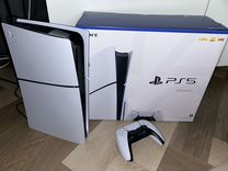 PS5 с дисководом, геймпадом и подпиской Deluxe