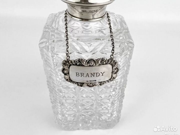 Старинные лейблы для бутылок, Англия, серебро,1886