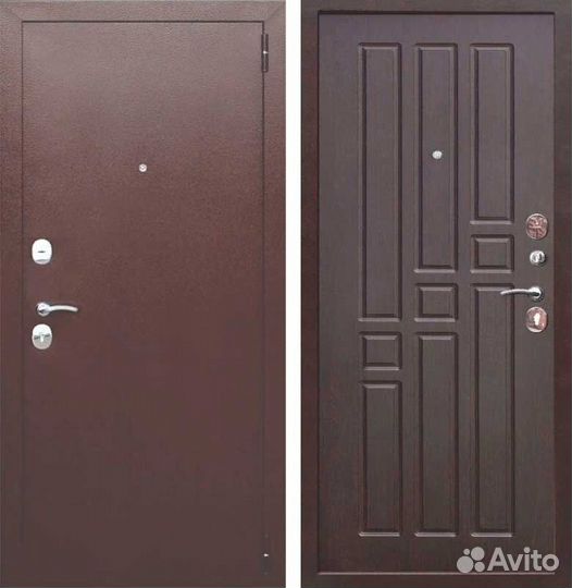 Дверь входная Garda 8 мм Венге