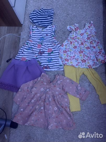 Вещи пакетом на девочку 92 98