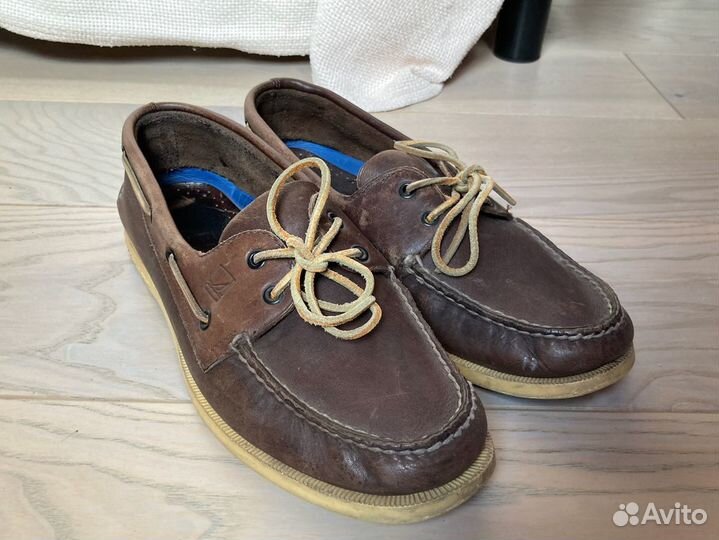 Топсайдеры Sperry 10W 41 EUR кожаные мокасины