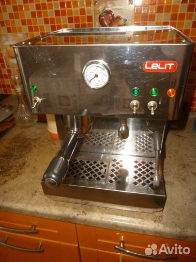 Lelit 2бойлерная кофемашина для дома кафе (Италия)