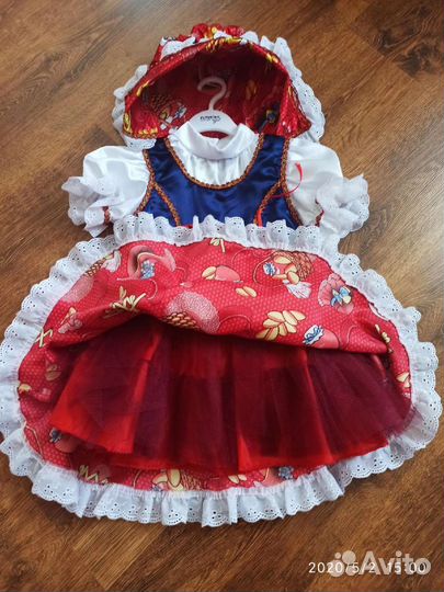 Костюм для девочки красная шапочка