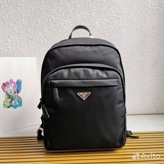 Рюкзак prada Re-Nylon and Saffiano leather