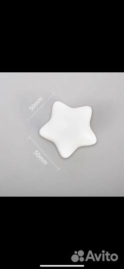 Ручки керамические мебельные звезды