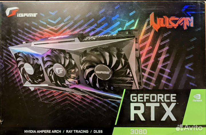 Colorful RTX 3080 Vulcan(цена за 2шт)