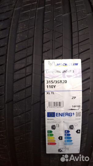Michelin Latitude Sport 3 ZP 275/40 R20 и 315/35 R20 110Y