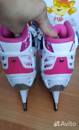 Коньки детские раздвижные 27-30р