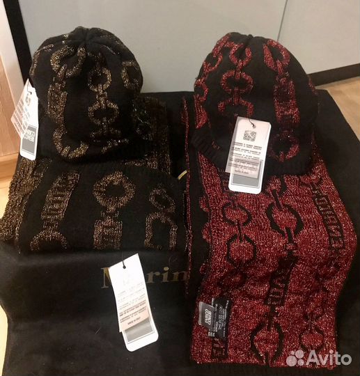 Комплект шапка и шарф оригинал новые
