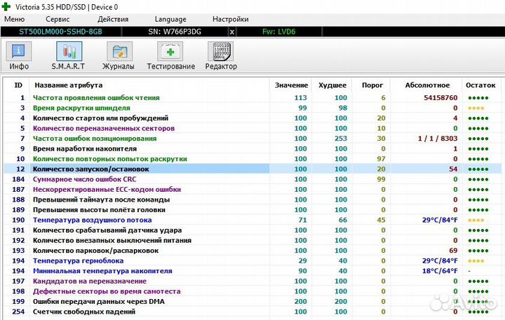 Жесткий диск для ноутбука Seagate 500gb 2.5
