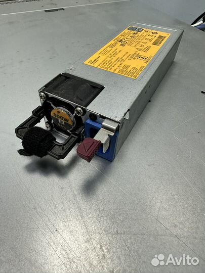 Блок питания 800Вт для сервера HP Gen9 Gen10