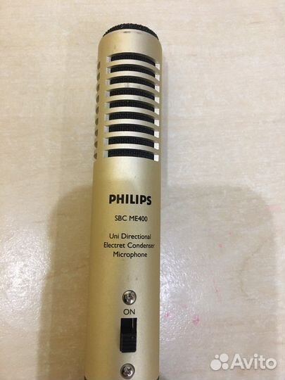 Студийный конденсаторный микрофон Philips