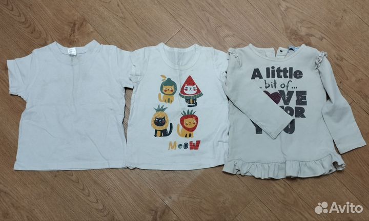 Вещи пакетом на девочку 80-86 размер