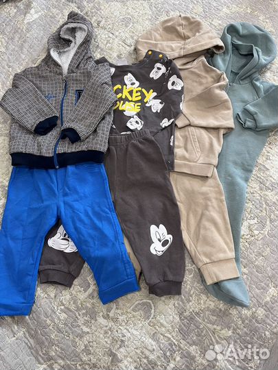 Пакет зимних вещей 80 86 на мальчика