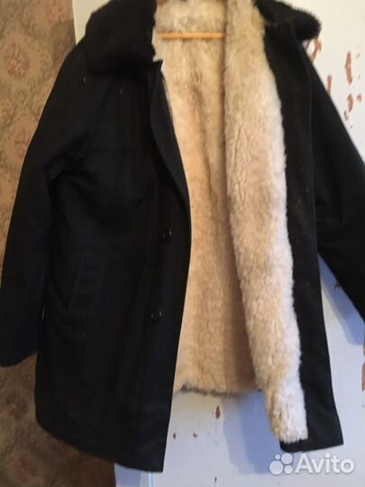 Тулуп из овчины новый