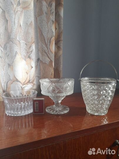 Салатник, конфетница и кувшин СССР