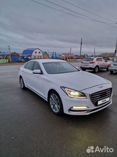 Genesis G80 2.0 AT, 2017, 136 000 км