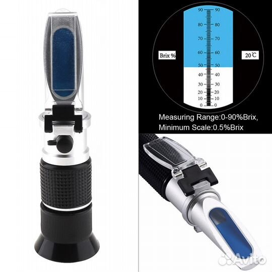 Рефрактометр RHB-90ATC для измерения меда Новый