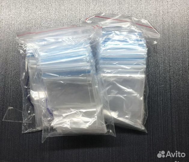 Пакетики зипы на замочке молния от 4 х 6 см