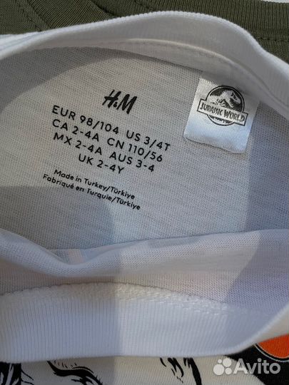 Лонгсливы hm 98 104