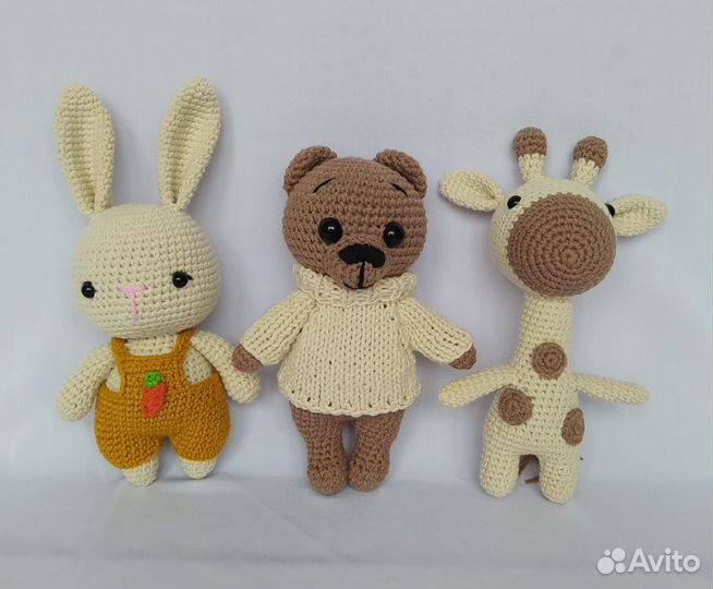 Вязанные подарки игрушки