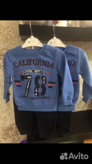 Костюм с начесом на 4 и 5 лет