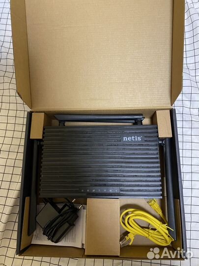 Роутер Netis N6 AX1800 Wi-Fi 6 KeeneticOS 4.2.4