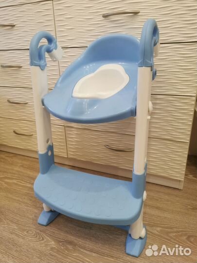 Сидушка на унитаз со ступенькой детская