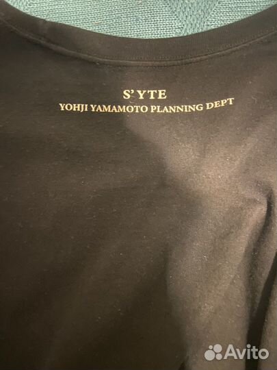 Yohji Yamamoto s'yte лонгслив оригинал