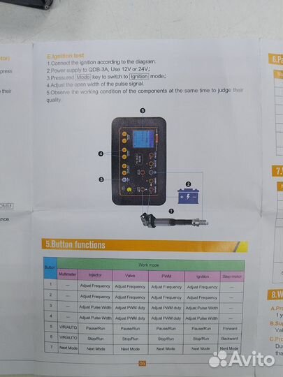Тестер исполнительных механизмов автомобиля QDB3A