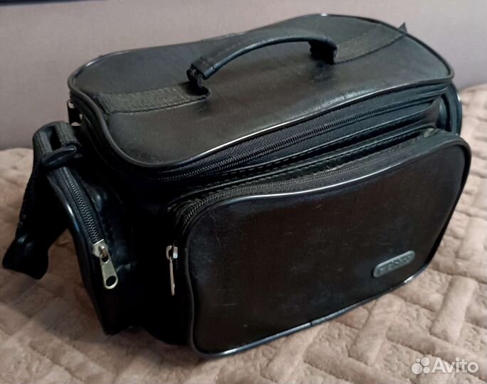 Сумка натуральная кожа для видео или фотокамеры