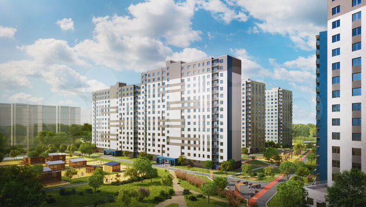 1-к. квартира, 34,4 м², 13/16 эт.